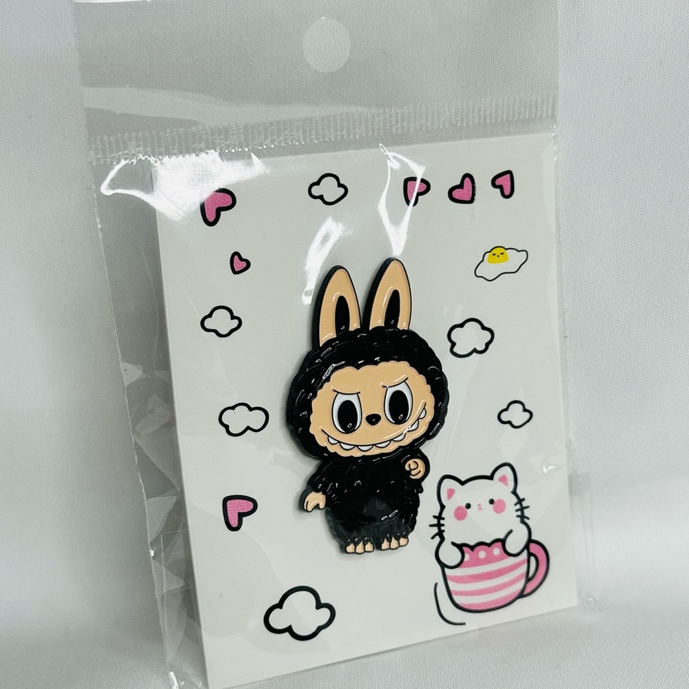 Labubu The Monsters Pin in Black - Picture 7 of 7